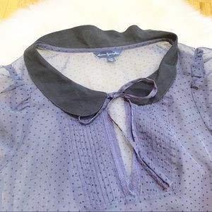 American Eagle Dark Purple Top